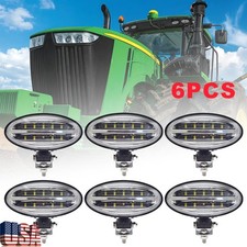 For John Deere Tractor 8000 9R 6R 7R 8R Series Oval LED Work Light Lamp RE269637