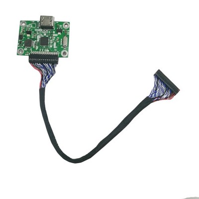 LVDS to HDMI Signal Adapter Converter Board S.LH1080P.AUDIO.V20 + Cable 2ch 8bit