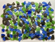 Genuine Tumbled Beach Sea Glass 1/2 lb Lot Mixed Colors Hawaii