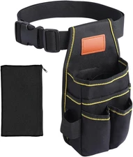 Universal Small Tool Pouch, Small Tool Bag, Tool Pouch with Belt, Industrial Gra