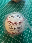 Don Mattingly Auto Signed Baseball Franklin 1932-7