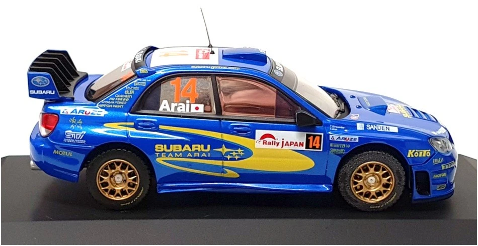 HPI Racing 1/43 Scale 947 - Subaru Impreza WRC 2006 Japan #14 - Image 3 of 4