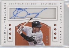 2016 Panini National Treasures Clear Signatures 51/99 Jonathan Schoop Auto 1e5