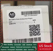 New Sealed Allen-Bradley 2080-IF4 /A Micro800 4 Point Analog Input Plug-in