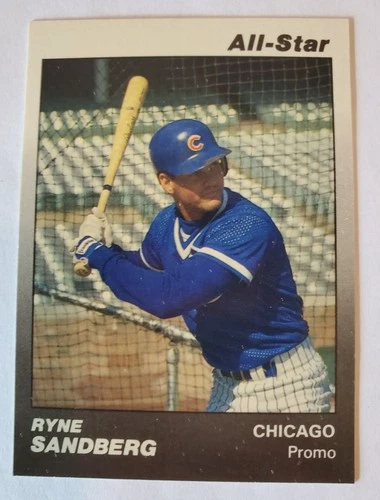 1990 Star Co. Ryne Sandberg Chicago Cubs Promo All-Star Card