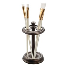 iDesign Metal Toothbrush Holder - Bathroom Cup 3.25" x x 5.75", Bronze
