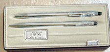 Vintage NEW IN PACKAGE Cross Chrome Pen  Mechanical Pencil Set 3501
