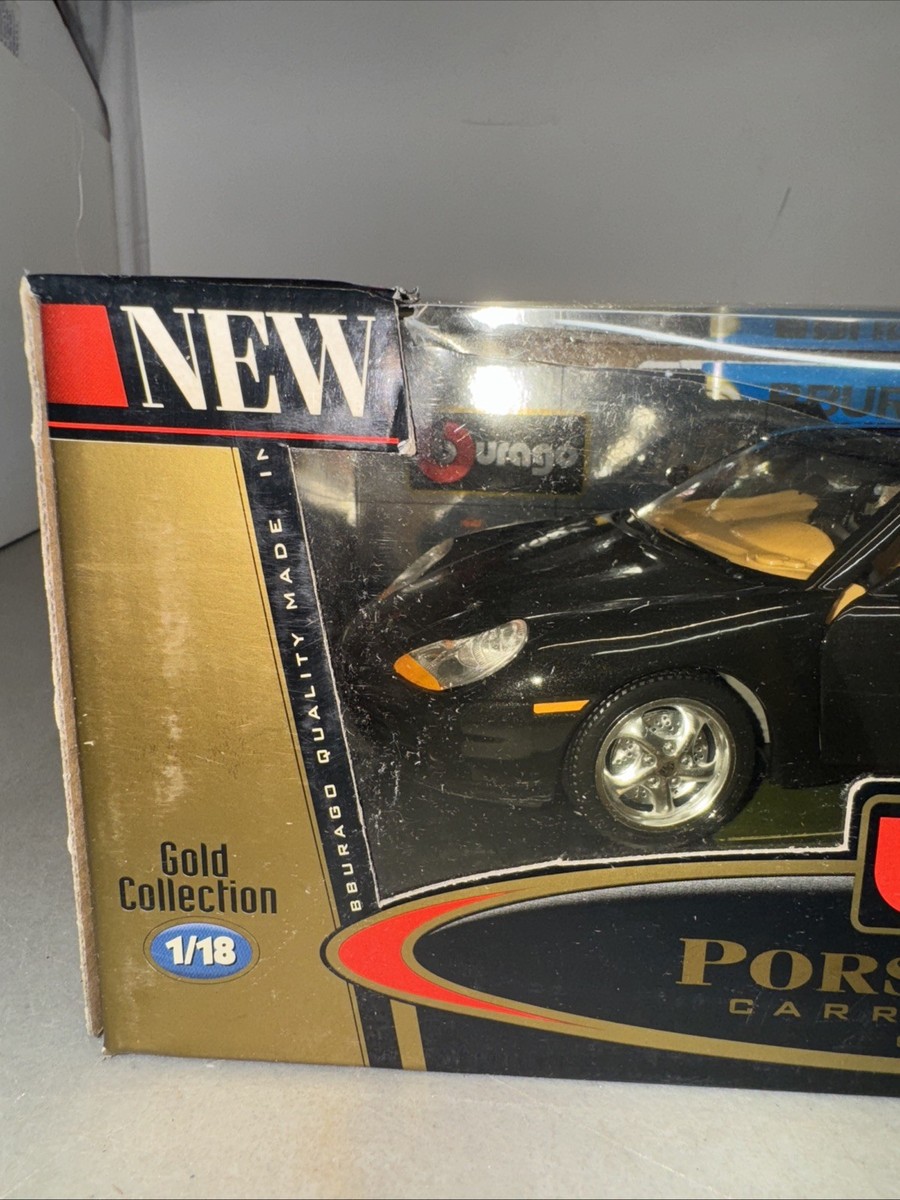 Burago Porsche 911 Carrera 1997 Gold Edition 1 18 Scale for sale