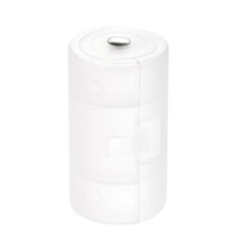 AA to D Size Battery Adapter, Battery Converter Holder, Metal Contact Clear 8Pcs