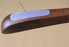 Non-Slip Rubber Hanger Grips Hanger Strips Pack of 24 62mm 