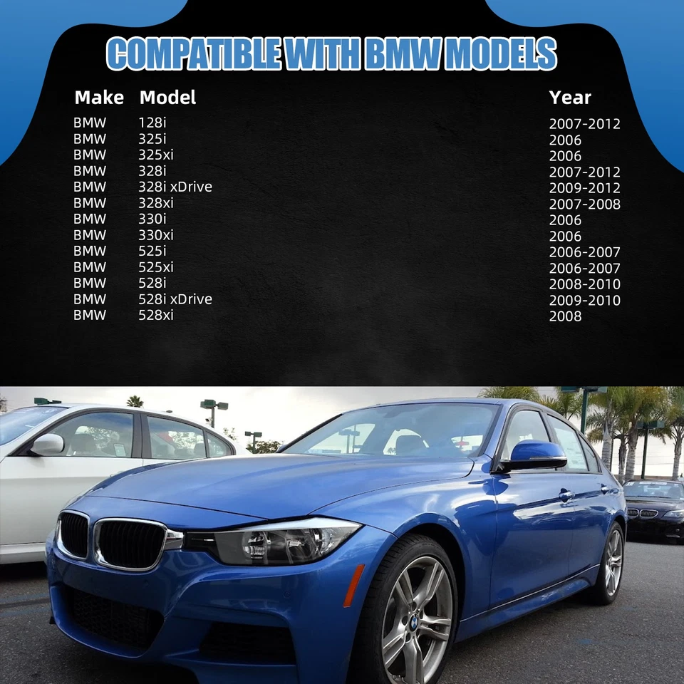 Electric Water Pump W/ Thermostat & Bolt 11517586925 For BMW 128i 325i 328i 528i - Image 3 of 4