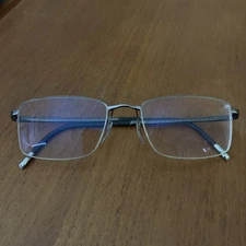 Silhouette Eyeglasses Frames 5457 60 6060 53-19-145 Titanium Austria Half Rim