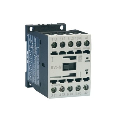Eaton XTCE009B10TD IEC Contactor, 9A, 24 Vdc, 1NO, 9A, Frame B, 45 mm
