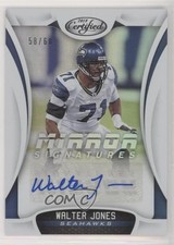 2018 Certified Mirror Signatures 58/60 Walter Jones #MS-WJ Auto HOF 0v1