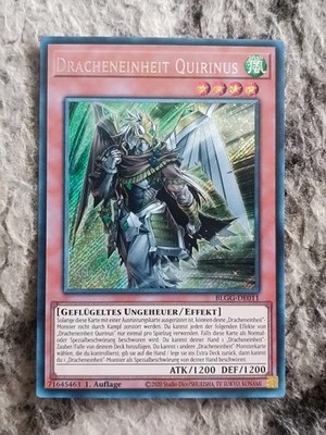Yugioh TCG Battles of Legend:Glorious Gallery Dracheneinheit Quirinus BLGG-DE011