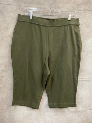 Hasting & Smith Women's Olive Capri Pants Size XL