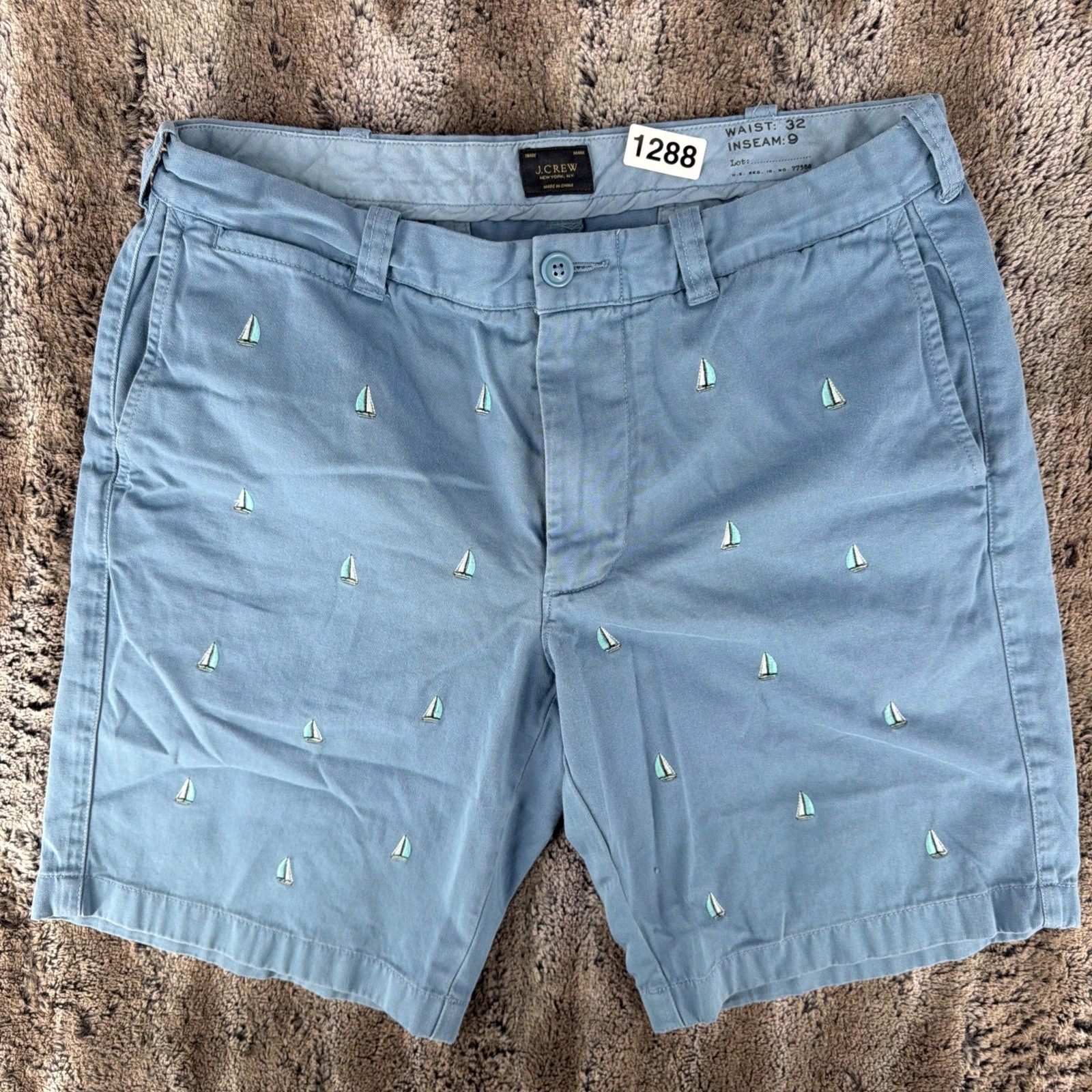J Crew Chino Shorts Mens 32 Blue Nautical Boats Geometric Casual Preppy Classic
Opens in a new windo