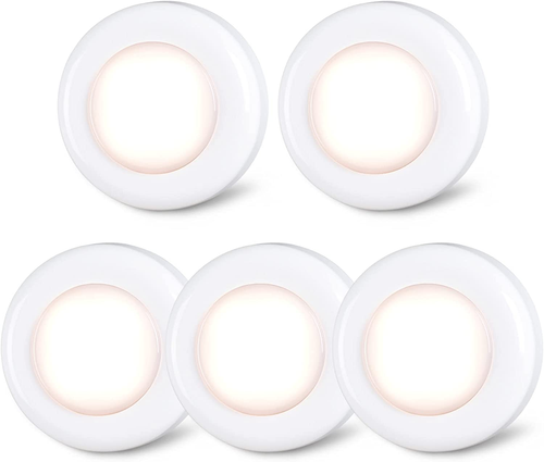 Tap Light Push Lights, Stick on LED Touch Puck Light AAA Battery Operated, Press - Picture 11 of 12