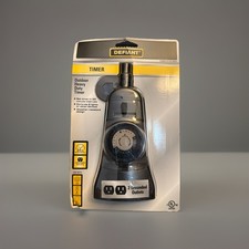 Defiant Outdoor Heavy Duty Timer w/ 2 Grounded Outlets 15A 125V  DT 