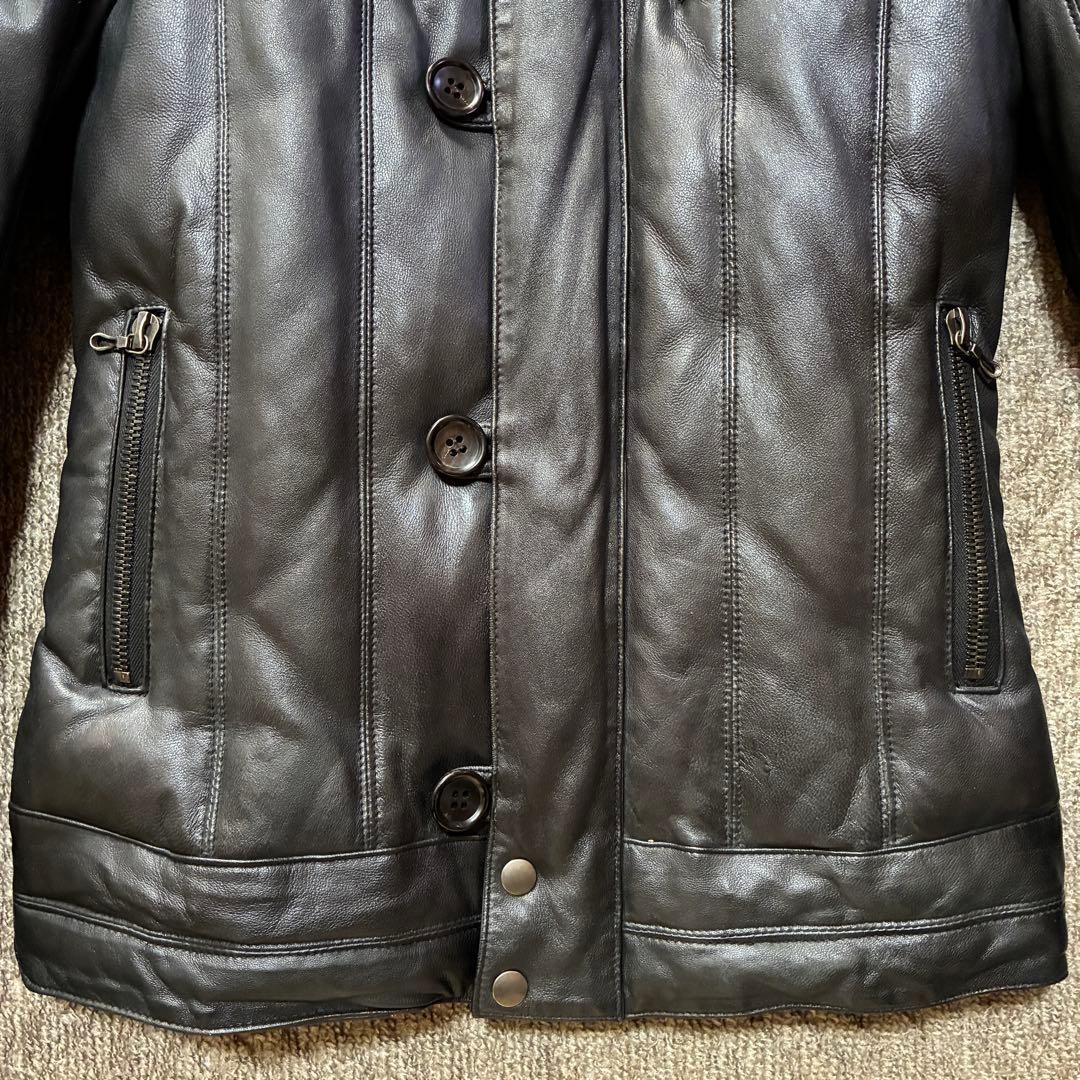 SHELLAC N-2B type feather down jacket sheepskin - image 4