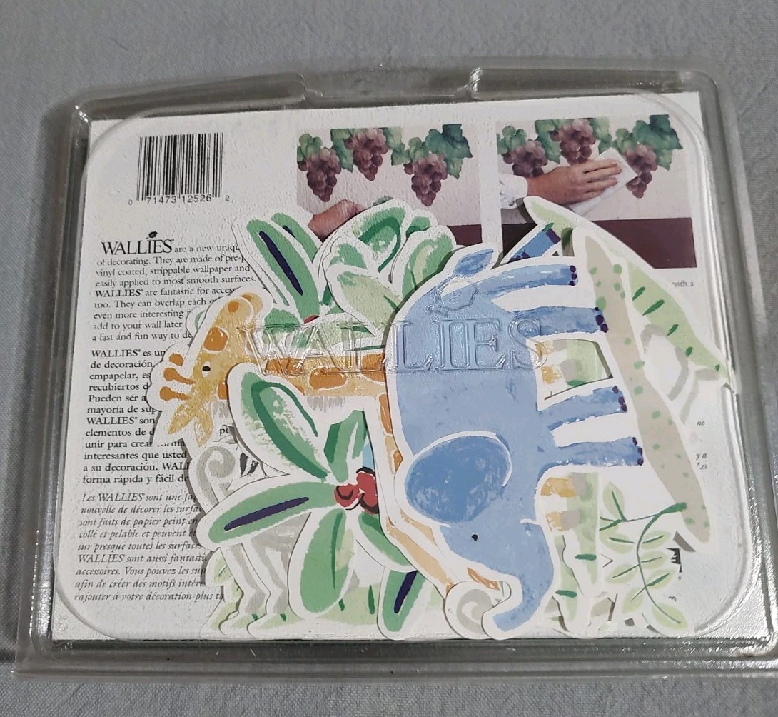 New Wallies Daisy Kingdom Wallpaper Cutouts JENNY'S SAFARI-Monkey/Zebra/Lion+