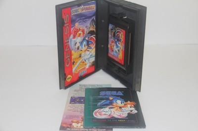 Sonic Spinball Sega Genesis CIB With Poster & Manual TESTED
