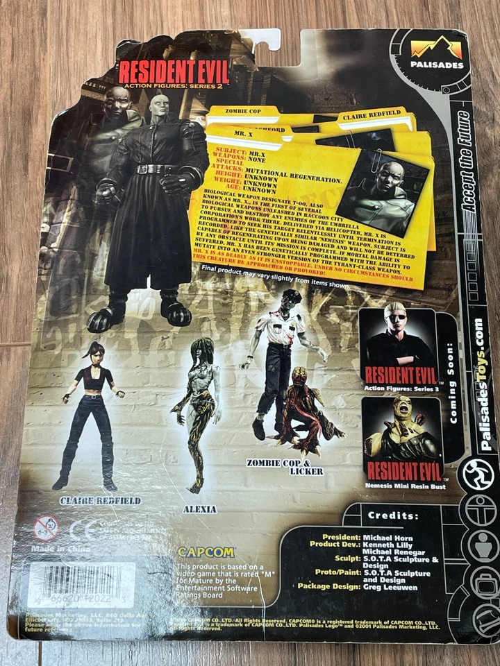 Figura de acción Palisades Resident Evil Series 2: Mr. X Palisades Foto 4 de 4
