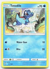 Shining Legends Totodile 18/73 NM Pokemon Common Tcg Card