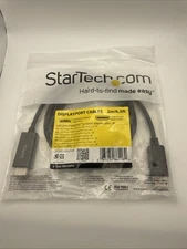 StarTech DP2HDMM2MB DisplayPort to HDMI Cable 6.5 ft/2m
