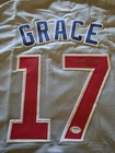 Mark Grace Signed Chicago Cubs Gray Baseball Jersey (PSA)