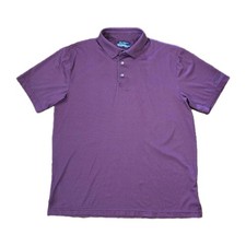 Ben Hogan Men's Performance Golf Polo Shirt Size M Plum Solid Short Sleeve