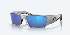Costa Del Mar Corbina Pro Silver Metallic/Blue Mirror 580G Polarized Sunglasses