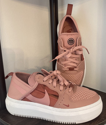 Nike Court Vision Alta TXT Rust Pink Dusty Rose Women's Size 7 CW6536-600 D1