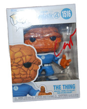 EBON MOSS-BACHRACH signed (FANTASTIC FOUR) The Thing Funko PopBECKETT BW61532