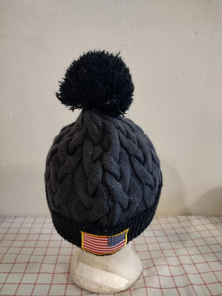 Green Bay Packers NFL Gorro Pom Invierno Gorra Sombrero Negro Gris Mujer Tejido Nueva Era Foto 4 de 4