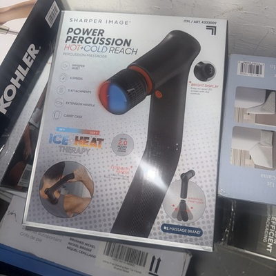 #ad Sharper Image Power Percussion Hot amp; Cold Reach Percussion Massager. Open Box $49.00
