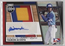 2022 Panini Elite Extra Edition Yairon Acosta #DMS-YA Auto 0b5