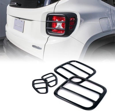 Tail Light Cover Taillight Rear Lamp Protector Guard for 2015-2021 Jeep Renegade