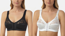 Front Fastening Bra Firm Control Non-Wired Full Coverage Wireless Lift BR597