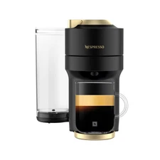 Nespresso Festive Vertuo Pop+ Coffee and Espresso Maker, Matte Black Gold