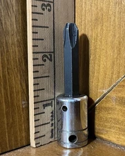 Vintage - SNAP-ON - # 4 Short Socket Bit Driver 3/8" Drive FP42B * USA