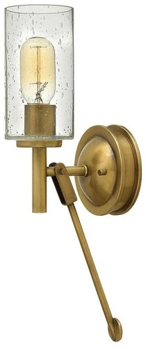Hinkley Collier 17" High Heritage Brass Wall Sconce - Picture 2 of 5