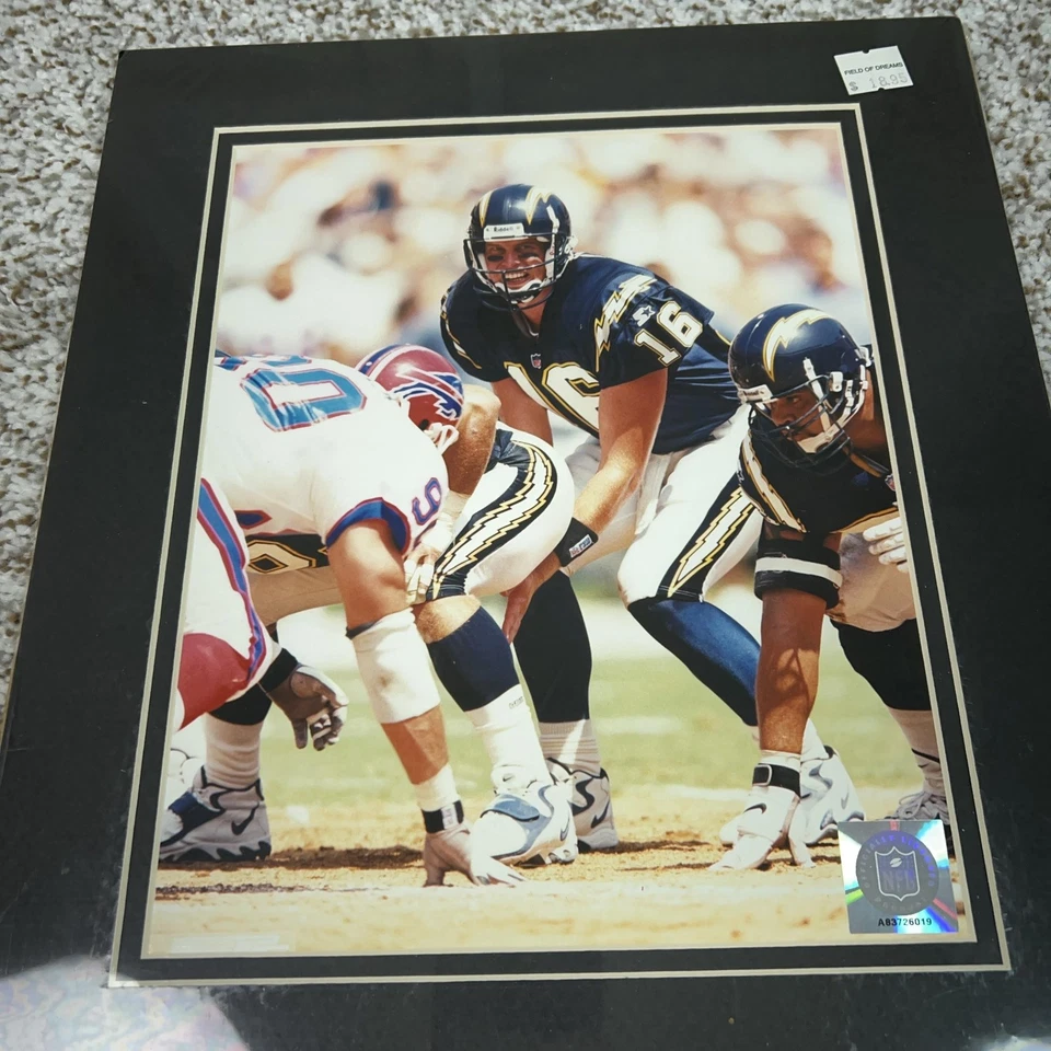 圣地亚哥充电器照片哑光瑞安叶NFL橄榄球牌匾铭牌17x11.5 — 第 2/4 张图片