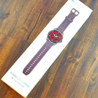 Mobvoi TicWatch Pro 5 Enduro Black Silicone Band Wear OS 32GB HR Monitor
