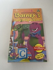 Barney Let's Play School VHS Video Tape 2000 Lyons Vintage Rare