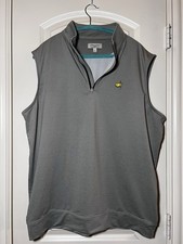 Masters Golf Vest Mens XL Quarter Zip Perform...