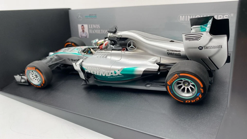 MIN110140144 Minichamps Mercedes-AMG Petronas F1 W05 Lewis Hamilton 2014 1/18 - Immagine 4 di 4