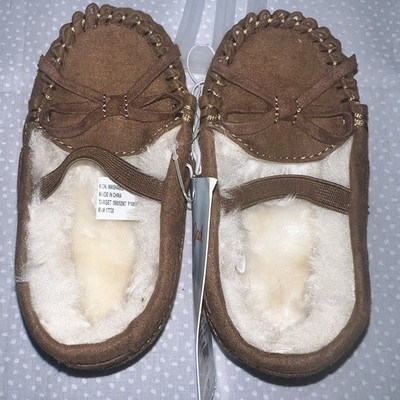 Cat & Jack Girl Shoes Faux Fur Lining Size 5