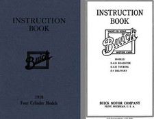 Buick 1918 - Instruction Book Buick 1918 Four Cylinder Models Buick 1918 - Instruction Book Buick 1918 Four Cylinder Models