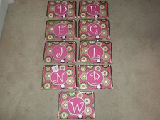 MSC MONOGRAM INITIAL PHOTO CLUTCH D E F G L N P W SOLD SEPARATE SEE DETAILS
